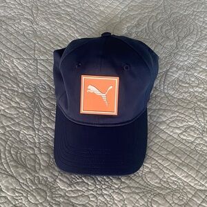 Puma Gray-Blue Cap with Peach Logo